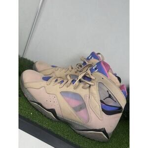 Nike Air Jordan 7 Retro SE Sapphire Brown Blue Sneakers DJ2636-204 Size 11.5
